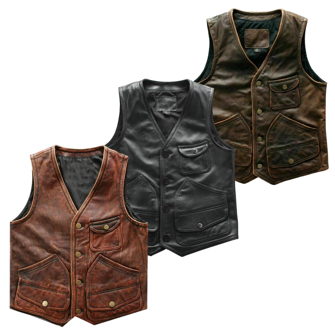 Genuine Leather Vests