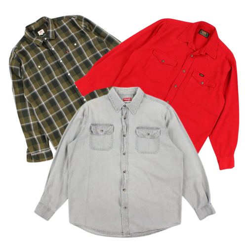 Levi's, Lee & Wrangler Shirts